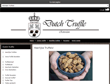 Tablet Screenshot of dutchtruffle.com